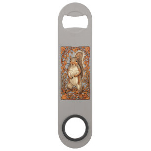 Écureuil Art Nouveau - amateur d'écureuil drôle