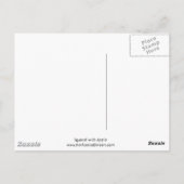 Écureuil avec carte postale de pomme (Dos)