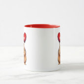 Écureuil avec Mug du Coeur Rouge (Centre)