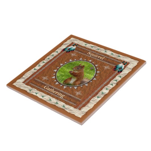 Écureuil - Collecte de carreaux en céramique (Côté)