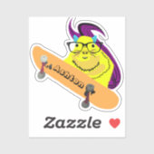 Écureuil coquin #944 Autocollant de patinage de no (Feuille)