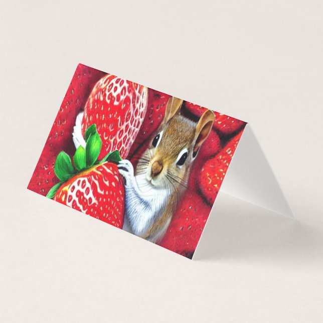 Écureuil dans le ciel des fraises (Front)