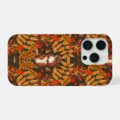 Écureuil d'automne sur brun foncé (Verso Horizontal)