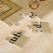 Écureuil de la famille Nutty Jigsaw Puzzle (Côté)