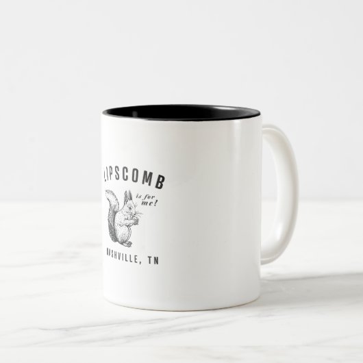 Écureuil de Lipscomb Coffee Mug (Devant droit)