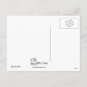 Écureuil de Pâques avec carte postale d'oeuf arc-e (Dos)