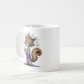 Écureuil du matin buvant de la Mug de café (Devant gauche)