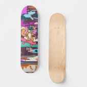 Écureuil rétro de rue sur skateboard | Drôle (Recto)