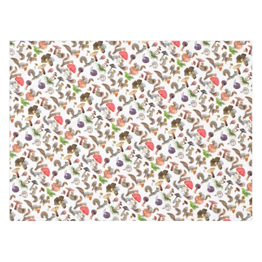 Écureuils avec nappes de champignons (Devant (Horizontal))