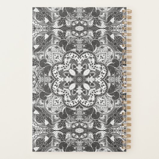 Écureuils main tiré Mandala (Dos)