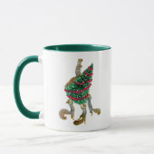 Écureuils portant de la Mug d'Arbre de Noël (Gauche)