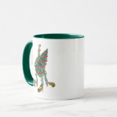 Écureuils portant de la Mug d'Arbre de Noël (Devant gauche)