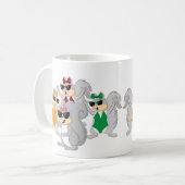Écureuils tasse illustrée (Devant gauche)
