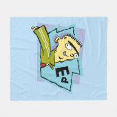 Ed Character Graphic Fleece Deken (Voorkant (Horizontaal))