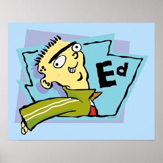 Ed Character Graphic Poster (Voorkant)