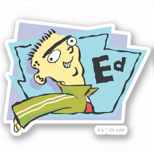 Ed Character Graphic Sticker (Voorkant)