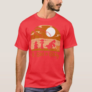 Ed, Edd in Eddy Haunted Sunset Silhouette Group T-shirt