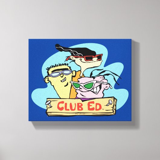 Ed, Edd, n Eddy - Club Ed Canvas Afdruk (Voorkant)