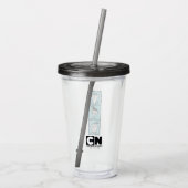 Ed, Edd, n Eddy - Ed Head Acryl Drinkbeker (Achterkant)