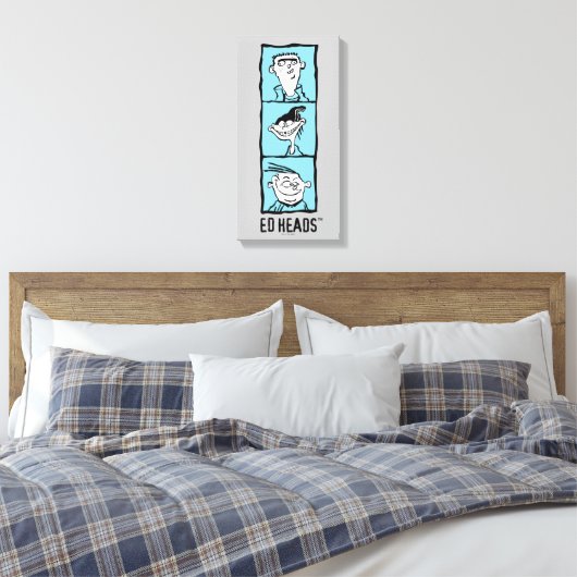Ed, Edd, n Eddy - Ed Head Canvas Afdruk (Insitu (Slaapkamer))