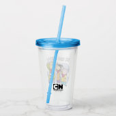 Ed, Edd, n Eddy Hand Signs Acryl Drinkbeker (Achterkant)