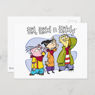 Ed, Edd, n Eddy Hand Signs Briefkaart
