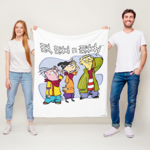 Ed, Edd, n Eddy Hand Signs Fleece Deken