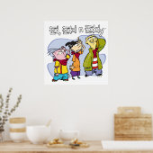 Ed, Edd, n Eddy Hand Signs Poster (Keuken)