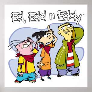 Ed, Edd, n Eddy Hand Signs Poster