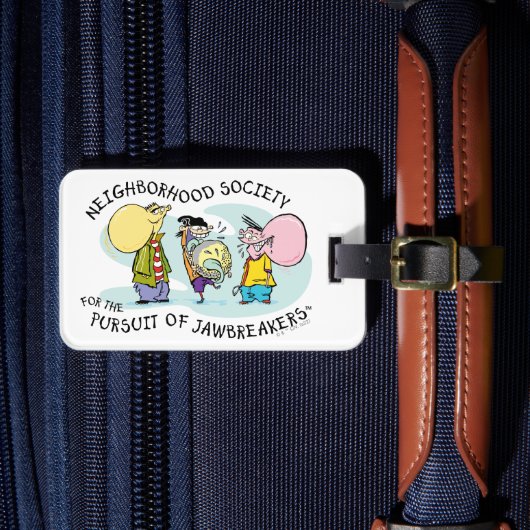 Ed, Edd, n Eddy - Jawbreakers Bagagelabel (Voorkant Insitu 4)
