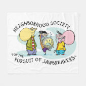 Ed, Edd, n Eddy - Jawbreakers Fleece Deken (Voorkant (Horizontaal))