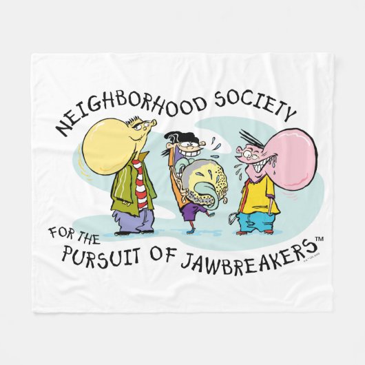 Ed, Edd, n Eddy - Jawbreakers Fleece Deken (Voorkant (Horizontaal))