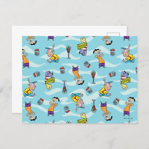 Ed, Edd, n Eddy Pattern Briefkaart