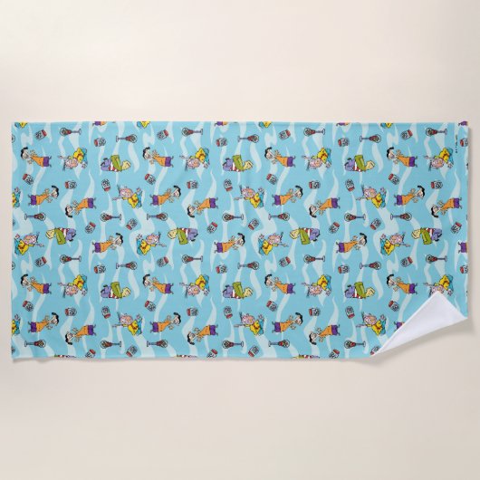 Ed, Edd, n Eddy Pattern Strandlaken (Voorkant)