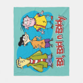 Ed, Edd, n Eddy Smiling Fleece Deken (Voorkant)