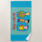 Ed, Edd, n Eddy Smiling Strandlaken (Voorkant)