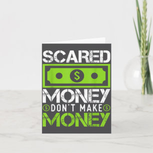 Ed Geld Maakt Geen Geld Dollar Contant Grafische B Kaart
