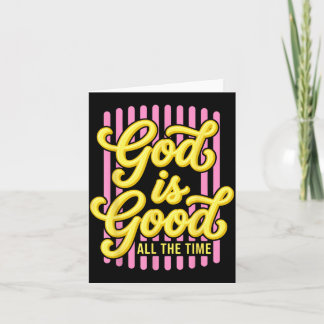 Ed God is goed de hele tijd Christelijk geloof Kaart
