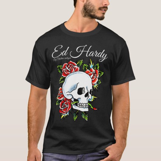 Ed Hardy Classic Tshirt Design 01 Medium (Voorkant)