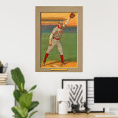Ed Konetchy Cardinals Baseball 1911 Poster (Thuiskantoor)