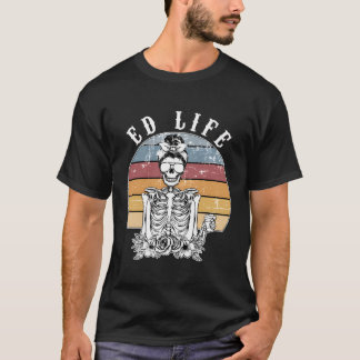 Ed Life Emergency Department Retro Er Emergency RO T-shirt