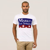 Ed Markey pour le T-shirt de sénat (Devant entier)
