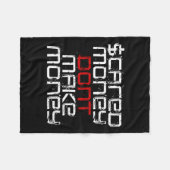 Ed Money Don't Make Money Fleece Deken (Voorkant (Horizontaal))