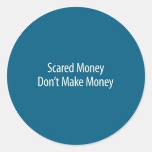 Ed Money Don't Make Money - Ronde Sticker