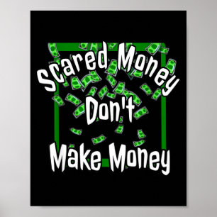 Ed Money Maakt Geen Geld Aandelenmarkt Handelaren  Poster