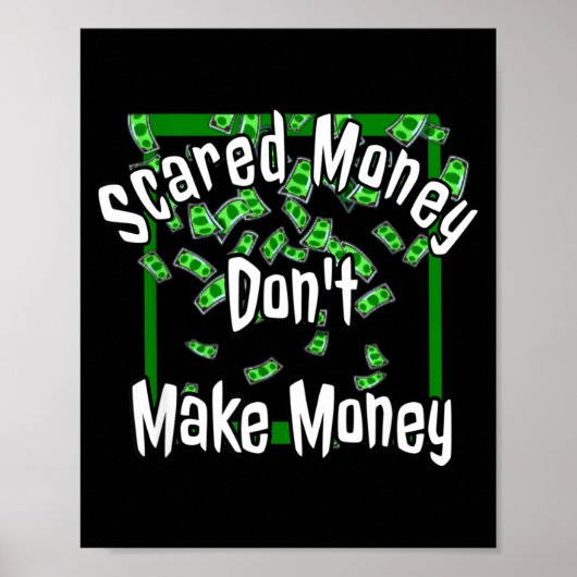 Ed Money Maakt Geen Geld Aandelenmarkt Handelaren  Poster (Voorkant)