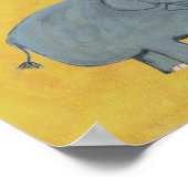 Ed Olifant Nursery Kunst - PRINT (Hoek)