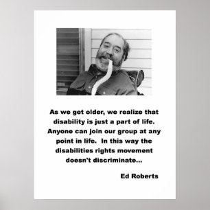 Ed Roberts ADA speech Poster