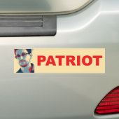 Ed Snowden Patriot Bumpersticker (Op auto)