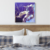 Ed White First American Spacewalker Foto Canvas Afdruk (Insitu (Slaapkamer))